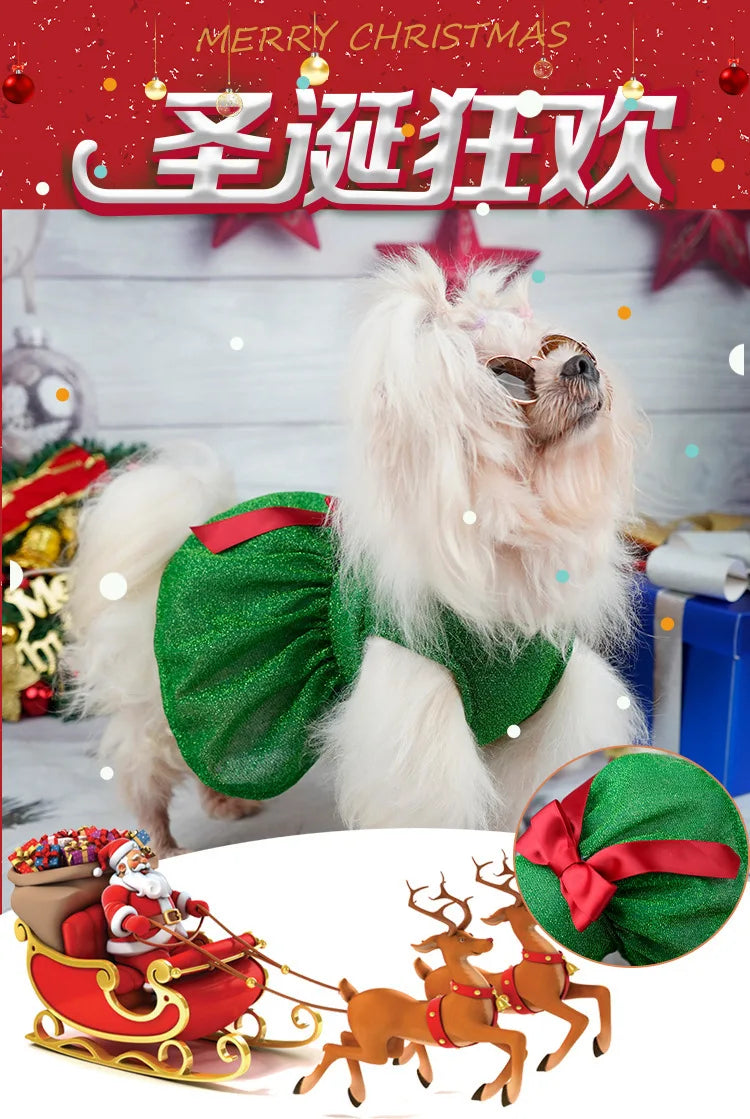 Christmas Dog Dresses - Cute Holiday Apparel for Pets