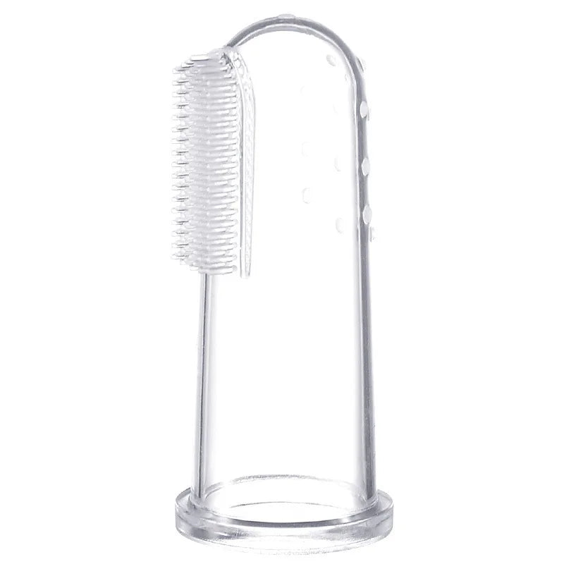 Soft Silicone Finger Toothbrush for Dogs and Cats