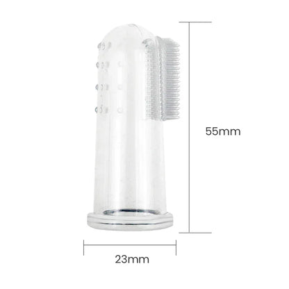 Soft Silicone Finger Toothbrush for Dogs and Cats