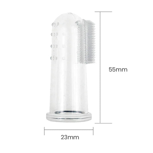 Soft Silicone Finger Toothbrush for Dogs and Cats