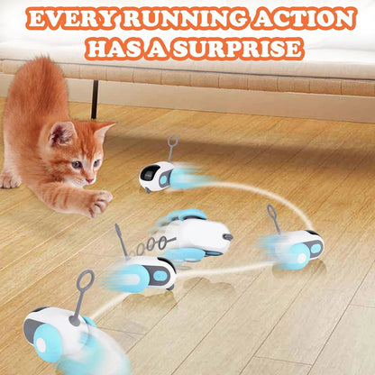 Interactive Remote-Controlled Toy Car for Cats and Dogs