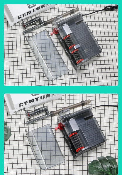 3-in-1 Silent Aquarium Filter and Aeration Pump