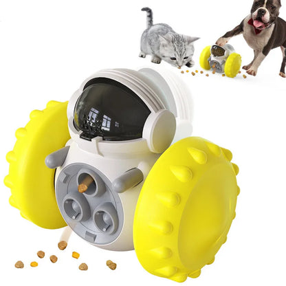 Interactive Puzzle Treat Dispenser for Small Dogs and Cats