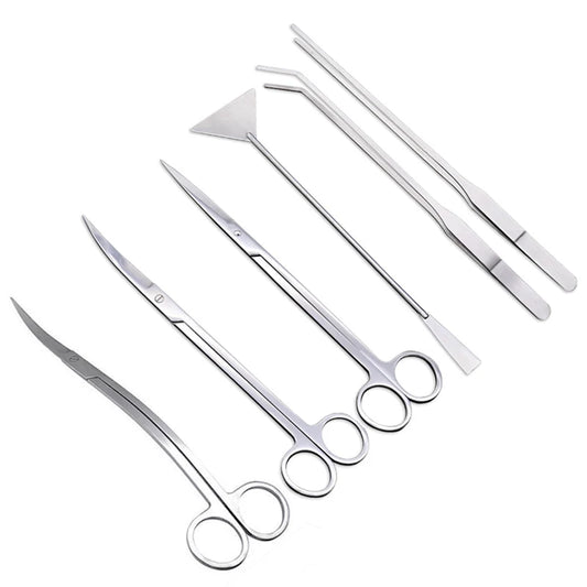 Aquarium Plant Scissors and Tweezers Set for Easy Maintenance
