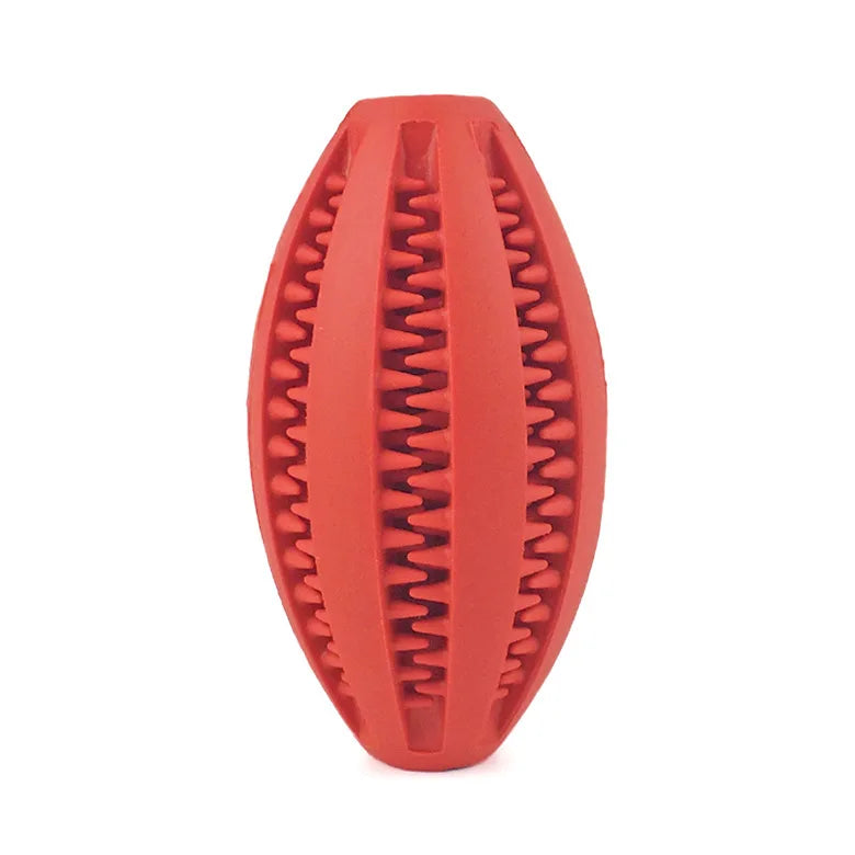 Natural Rubber Dog Chew Toy Ball for Teeth Cleaning