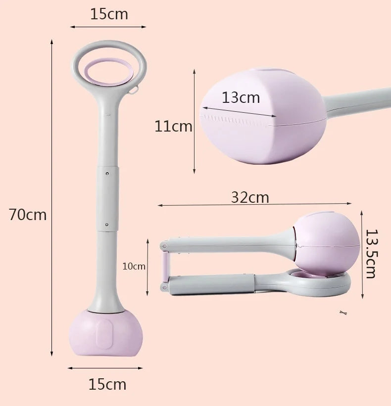 70cm Portable Dog Pooper Scooper for Easy Waste Cleanup