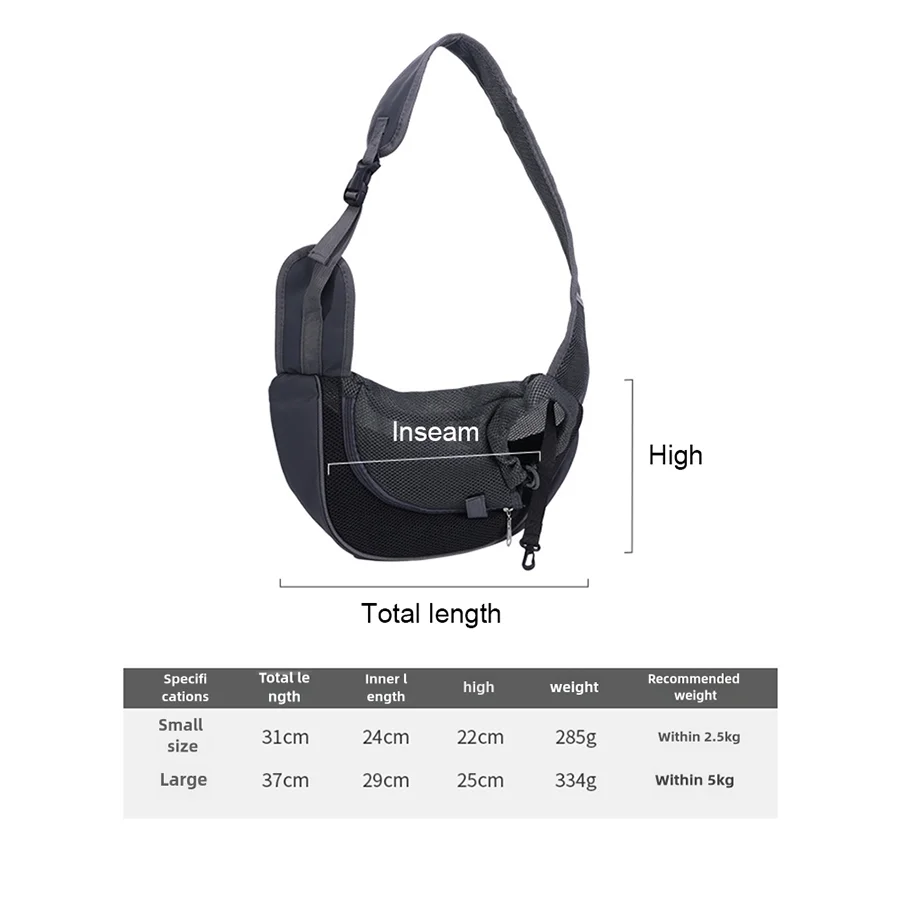 Portable One Shoulder Cat & Dog Travel Backpack
