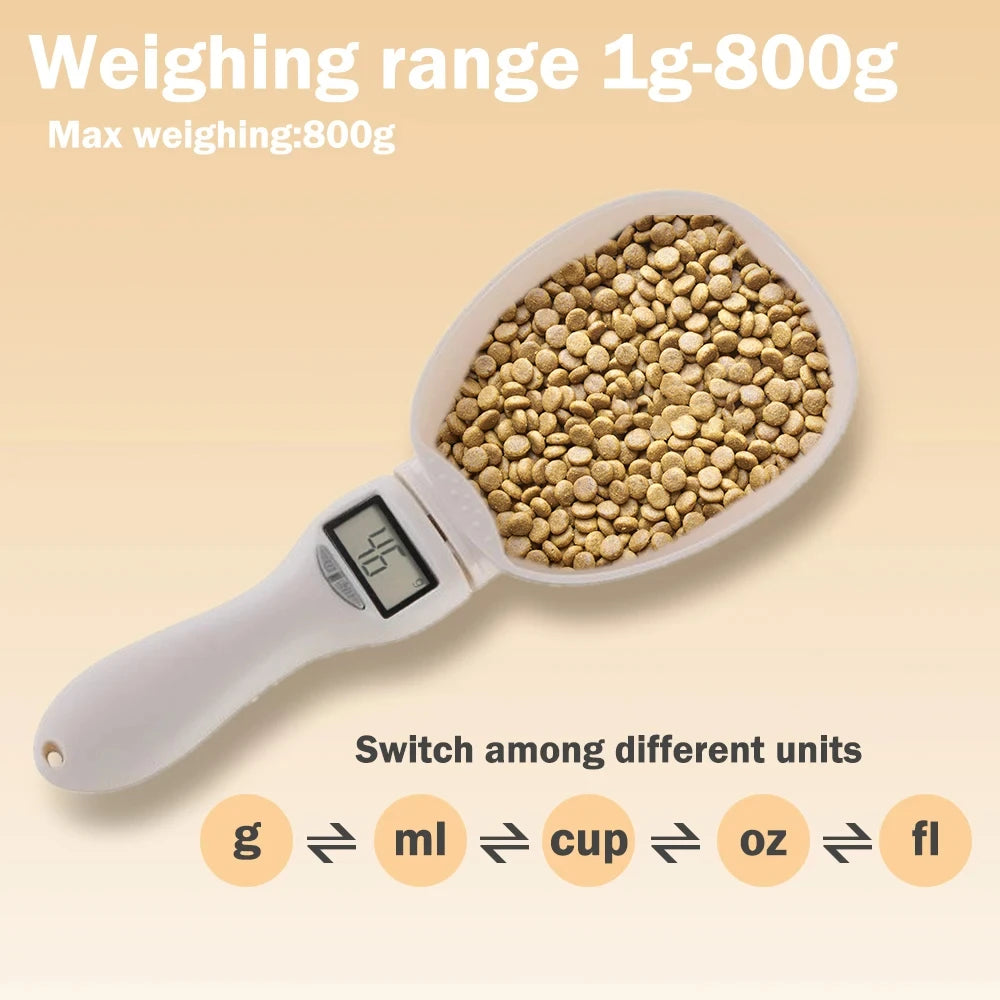 Digital Pet Food Measuring Scoop with LED Display