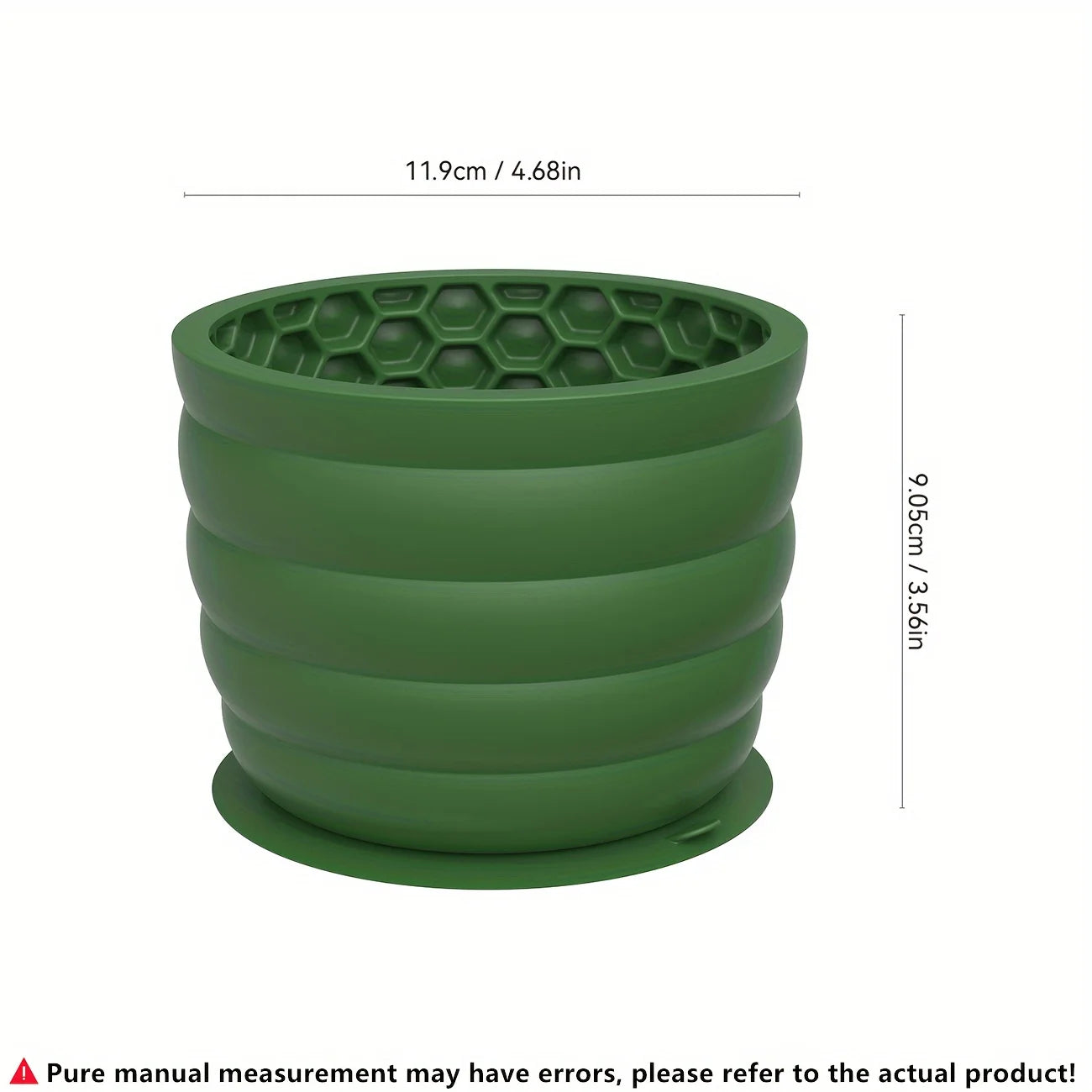 Silicone Slow Feeder Dog Bowl for Small to Medium Breeds