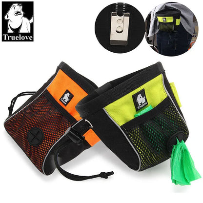 Portable Dog Treats and Poop Bag Dispenser Pouch