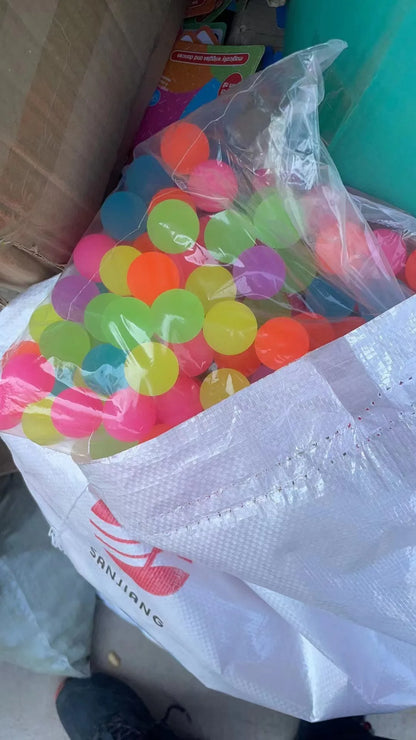 Interactive Colorful Bouncing Ball for Indoor Cats