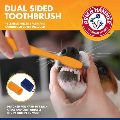 Dog Toothbrush and Toothpaste Kit for Gum Care and Plaque Control