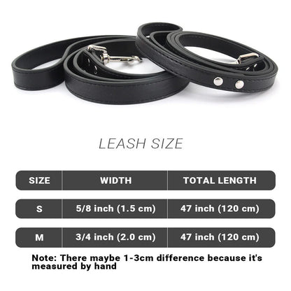 Colorful Leather Leashes for Small to Large Dogs and Cats