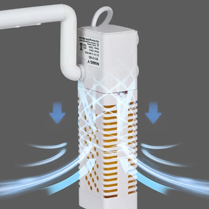 Silent USB Internal Aquarium Filter with Circulating Pump