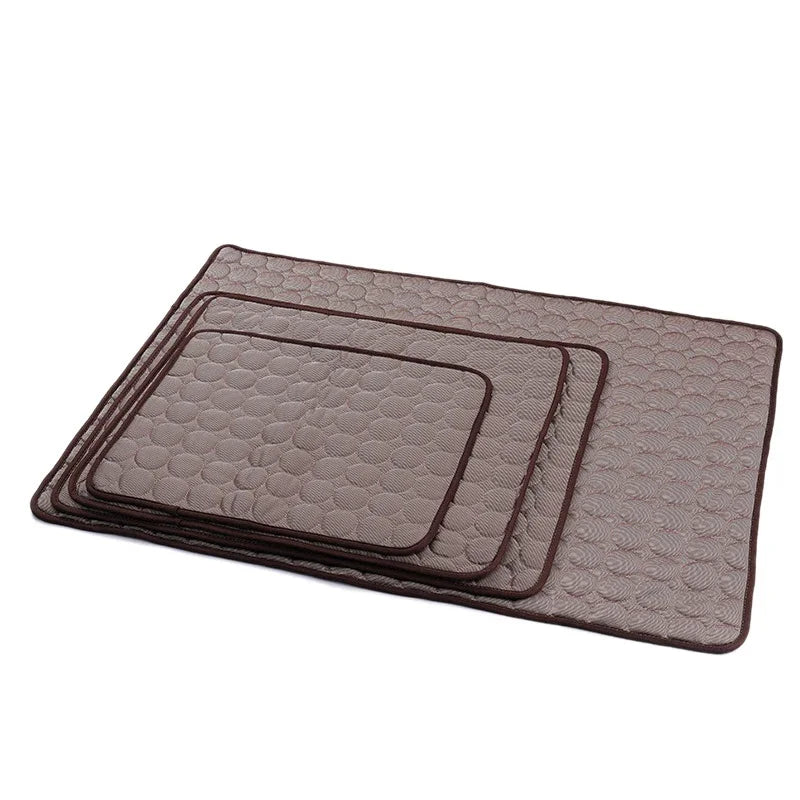 Breathable Cooling Mat for Cats and Puppies - Pet Bed Blanket