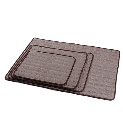 Breathable Cooling Mat for Cats and Puppies - Pet Bed Blanket
