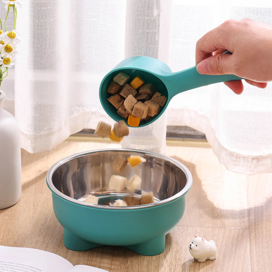 Stainless Steel Non-Slip Dog Bowl for Indoor Use