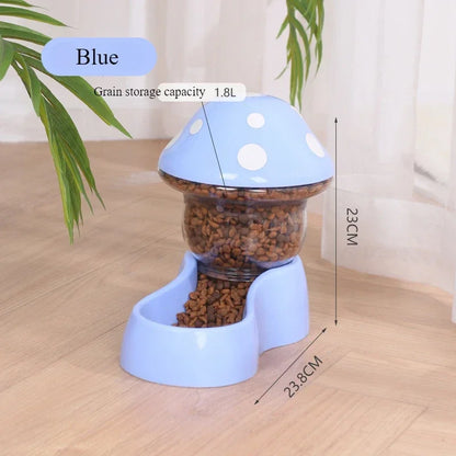 Automatic Cat and Dog Water Dispenser Mushroom Bowl