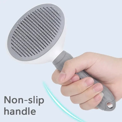 Self-Cleaning Pet Brush for Dogs and Cats