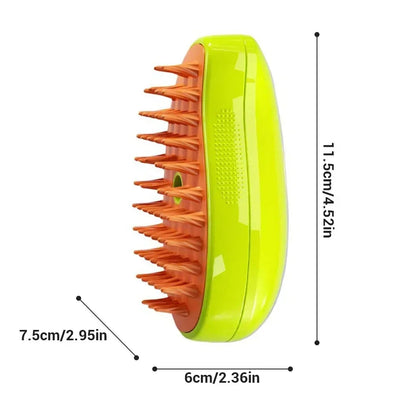 3-in-1 Electric Pet Grooming Brush with Spray for Dogs and Cats