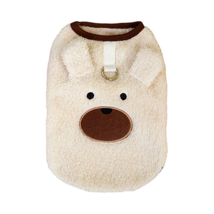 Warm Fleece Dog Sweater Vest for Small Breeds