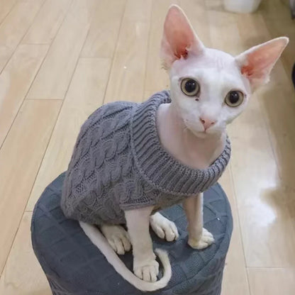 Knitted Sweaters for Small Dogs and Cats in Autumn/Winter