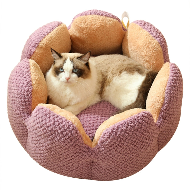 Cactus Flower Snuggly Puppy Kennel Mat for Warmth