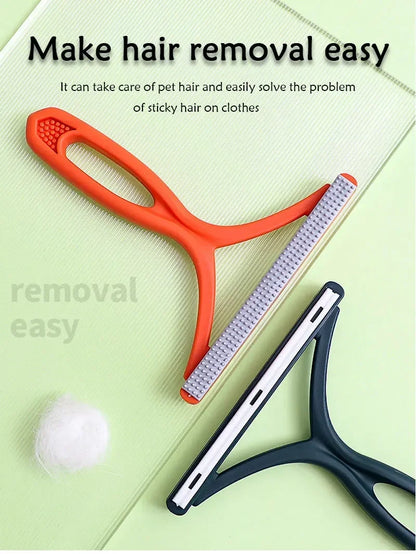 Silicone Double-Sided Pet Hair Removal Brush for Home Use