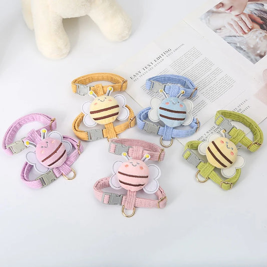 Adjustable Cat and Small Dog Harness with Leash Set