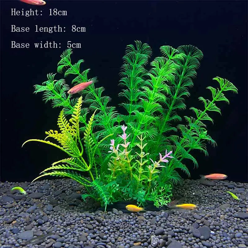 Artificial Aquarium Plants - Green Water Grass Decoration