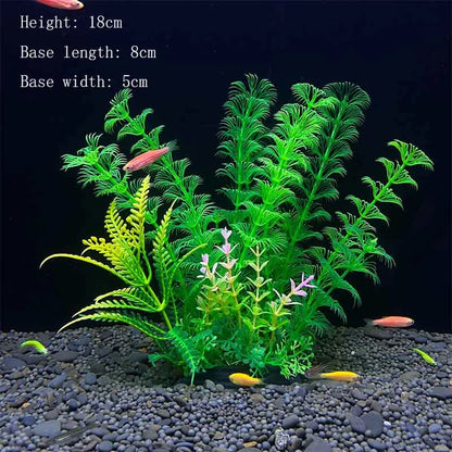 Artificial Aquarium Plants - Green Water Grass Decoration
