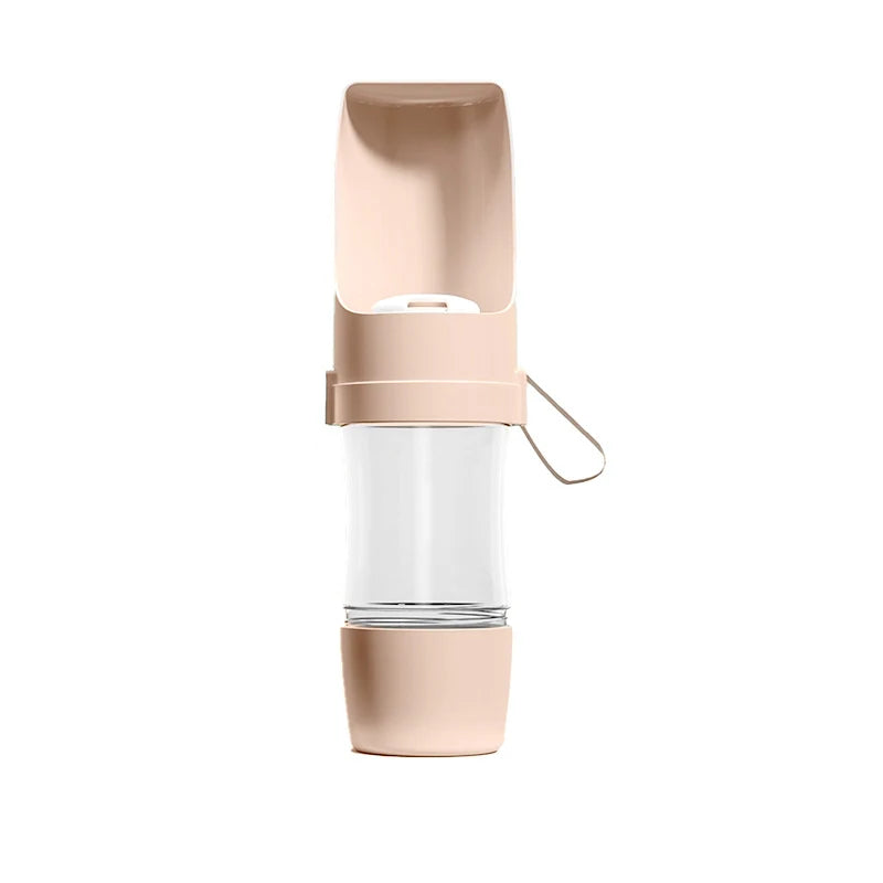 Portable 2-in-1 Pet Bowl and Water Bottle for Travel