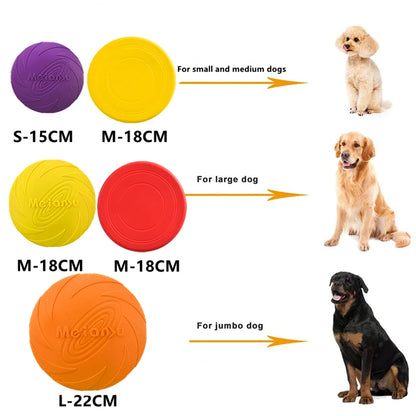 Bite-Resistant Flying Disc for Dog Training and Play