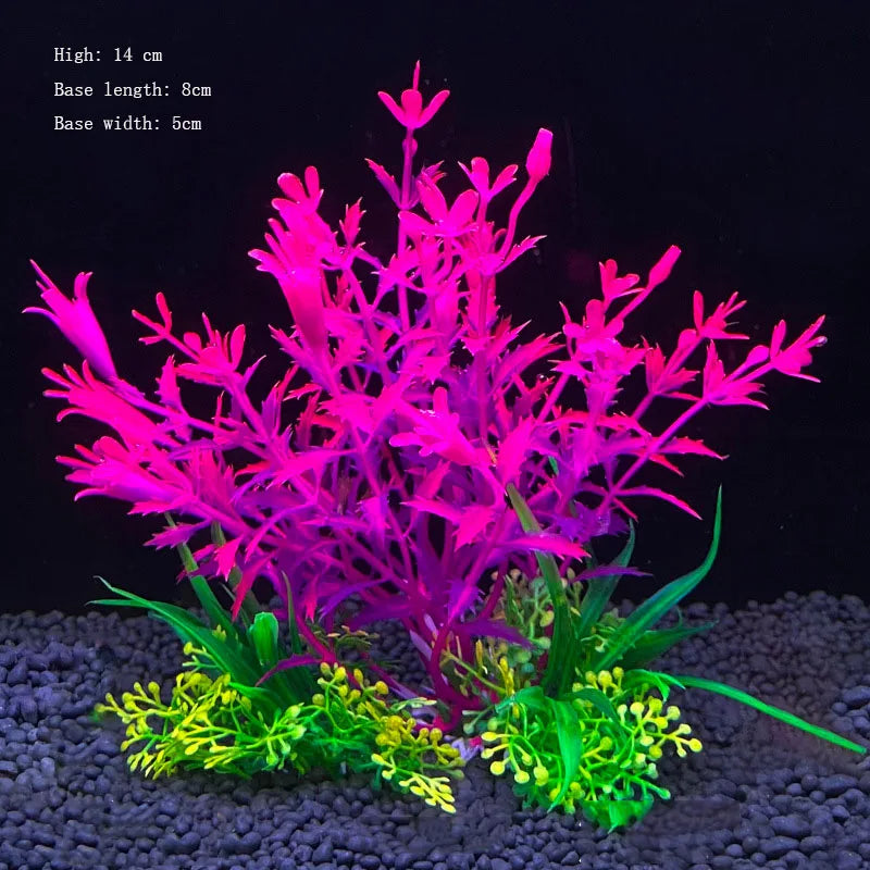Artificial Aquarium Plants - Green Water Grass Decoration