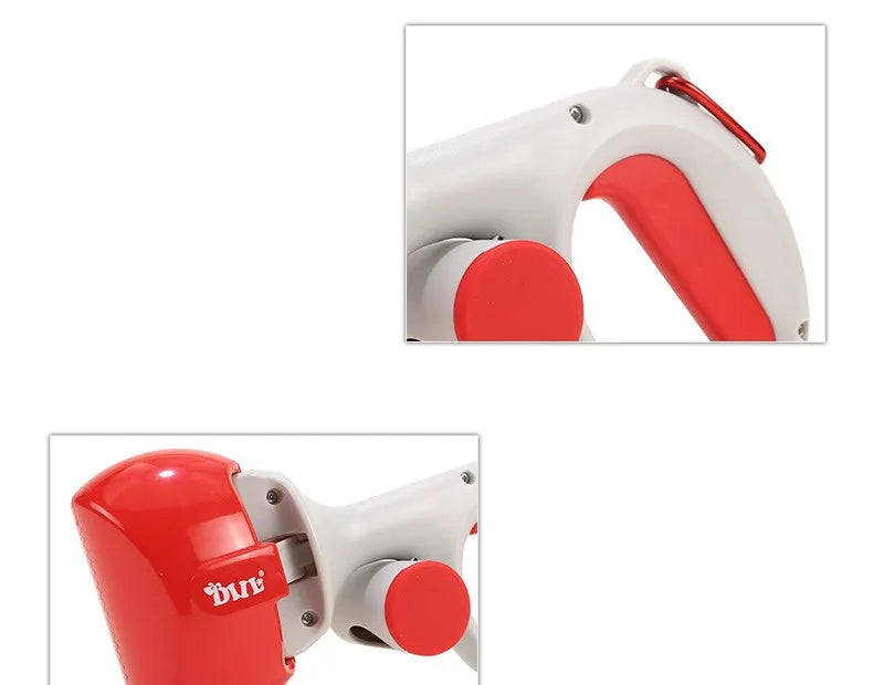 Portable Dog Poop Scooper with Bag Dispenser for Easy Cleanup