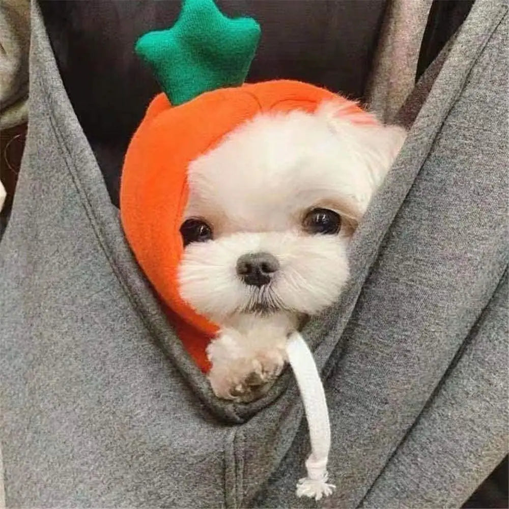 Funny Dog Hoodie Costume with Hat for Pets