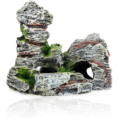 Mossy Hiding Cave for Aquarium Decoration and Landscaping