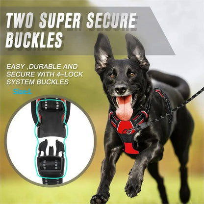Leather Dog Collars and Harness Set for Medium and Small Dogs