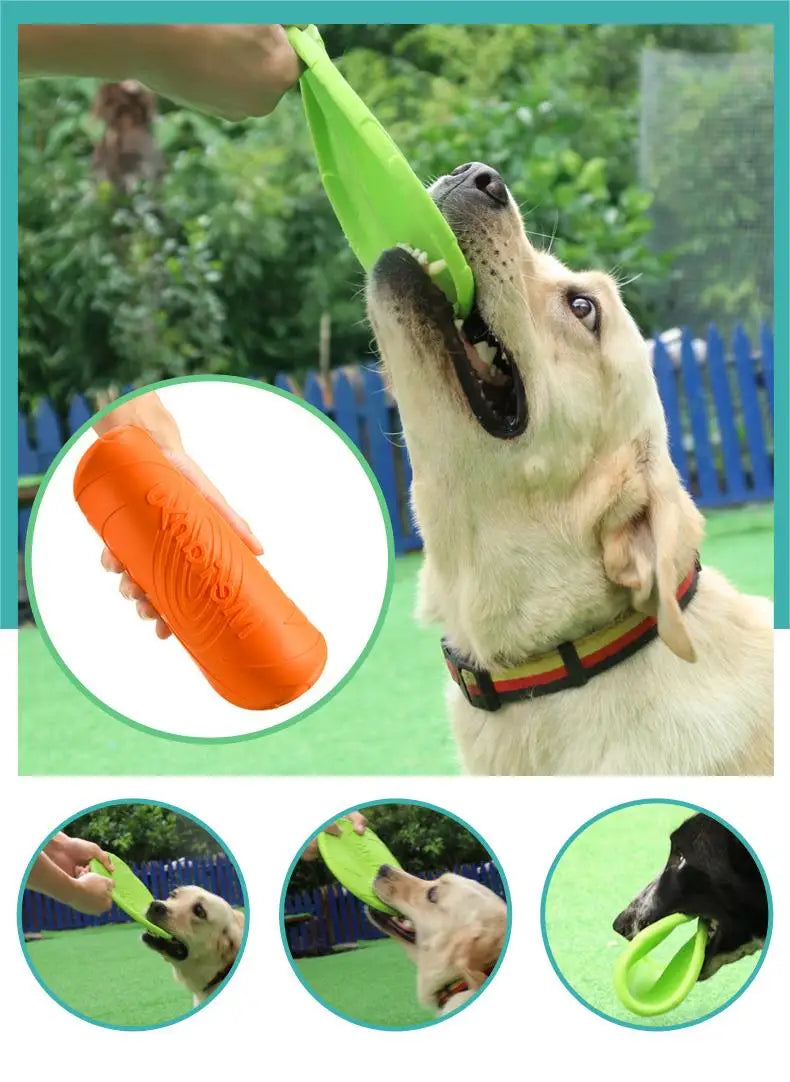 Bite-Resistant Flying Disc for Dog Training and Play