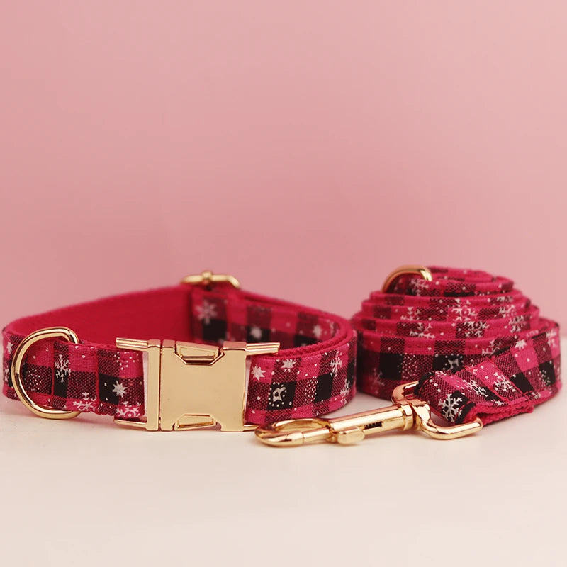 Dog Holiday Gift Set: Vest, Collar, Rope & Bow for Pets