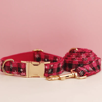Dog Holiday Gift Set: Vest, Collar, Rope & Bow for Pets