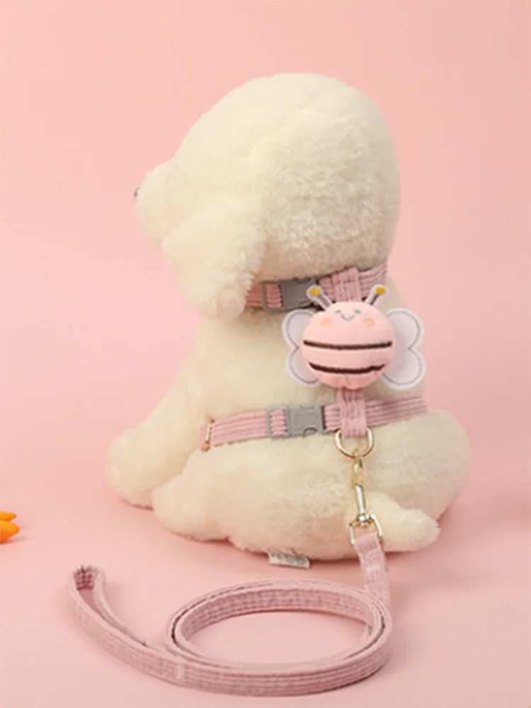 Adjustable Cat and Small Dog Harness with Leash Set