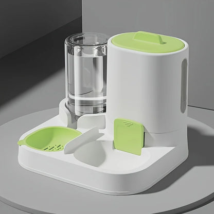 Automatic Gravity Cat Water Dispenser & Feeder - Large Capacity