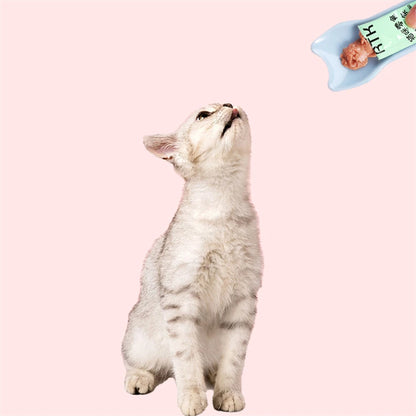 Cat Strip Feeder Spoon for Lickable Wet Treats
