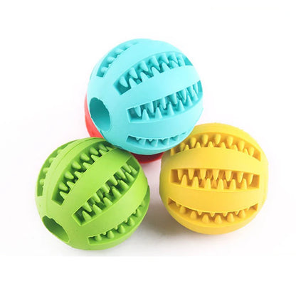 Natural Rubber Leaking Ball Toy for Dogs