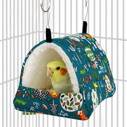 Cute Print Mini Pet Bed for Hamsters, Rabbits, and Guinea Pigs