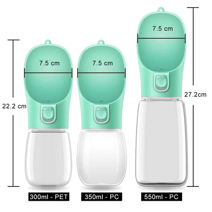 Leakproof Portable Water Bottle for Dogs and Cats Outdoors