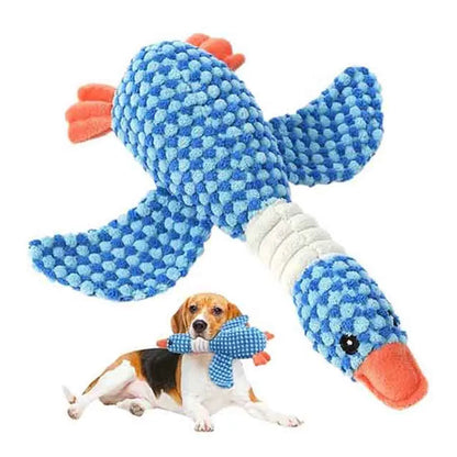 Plush Goose Chew Toy for Dogs - Dental Care and Fun