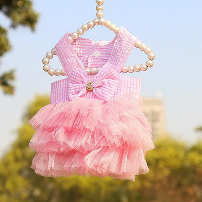 Lace Skirt Dress for Dogs and Cats - Summer Pet Apparel