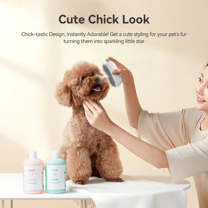 Electric Pet Hair Comb with Spray for Dogs and Cats